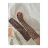 Nurcanilirboutique Vizon dantel eldiven kolluk