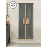 Nurcelant Banyo Boy Dolabı Mdf 120 cm - Antrasit