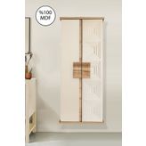 Nurcelant Banyo Boy Dolabı Mdf 120 cm - Krem