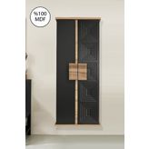 Nurcelant Banyo Boy Dolabı Mdf 120 cm - Siyah