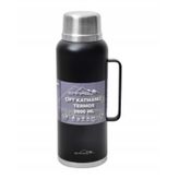 Nurgaz Campout Çift Katmanlı Siyah 2600 ML Termos