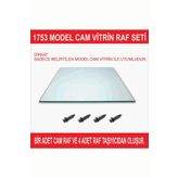 Nurline 1753 CAM VİTRİN İLAVE RAF