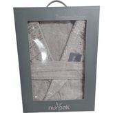 Nurpak Bambu Tek Bornoz - 2XL - 3XL - Bej