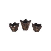 nusnus Buhurdanlık Desenli, Set of 3, Black