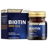 Nutraxin Biotin 5000 mcg 30 Tablet