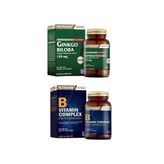 Nutraxin Ginkgo Biloba 60 Tablet + B Vitamin Complex 60 Tablet