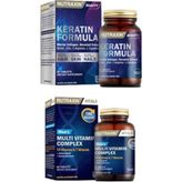Nutraxin Keratin Formula 60 T. + Multivitamin&mineral Complex Men - Sade