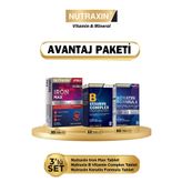 Nutraxin Keratin Formula - B Vitamin Complex - Iron Max (Avantajlı Paket)