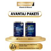 Nutraxin Men's Multi Vitamin Complex 60 Tablet + Saw Palmetto Formula 60 Tablet