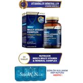 Nutraxin Mens Zengin İçerikli Multi Vitamin Complex 60 Tablet + Hap Kutusu Hediye