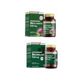 Nutraxin Milk Thistle 60 Tablet + Bromelain 500 mg 60 Tablet