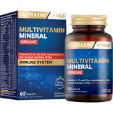 Nutraxin Multivitamin Mineral Immune Complex 60 Tablet (Türkiye Menşeli)