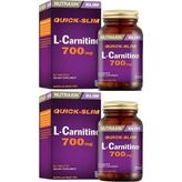 Nutraxin Quick Slim L-Carnitine 700 mg 2x60 Kapsül