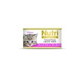 Nutri Feline Tahılsız Tavuk Etli ve Ton Balıklı Kitten Yavru 6x85 gr Kedi Yaş Maması