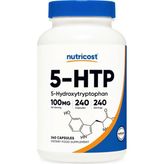 Nutricost 5-HTP 100 mg 240 Vegetarian Capsules - Aromasız