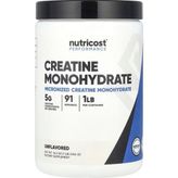 Nutricost Creatine Monohydrate 454 Gr. ┃ Micronized - Aromasız