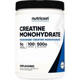 Nutricost Creatine Monohydrate Micronized Creatine Monohydrate 100 Servings - Aromasız
