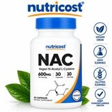 Nutricost N.A.C N-Acetyl L-Cysteine 600 mg 30 Caps