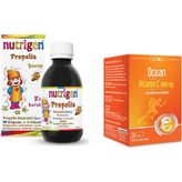 Nutrigen Propolis Şurup 200 ml + C Vitamini 1000 Mg 30 Tablet