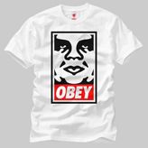 Obey Erkek Tişört - L - Beyaz