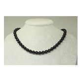Obsidyen Taşı Kolye 8mm (Klipsli)