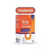 Ocean B Complex B1 B2 B3 B5 B6 B12 Folık Asıt 60 Kapsul - 30/09/2028