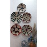 ocean boheme decor Hasır Duvar Tabağı
