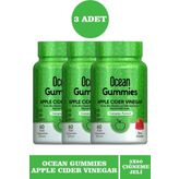 Ocean Gummies Apple Cider Vinegar 3x60 Çiğnenebilir Jel Form