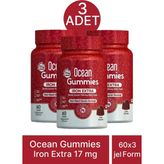 Ocean Gummies Iron Extra 3x60 Çiğnenebilir Tablet