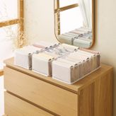 Ocean Home Textile 3lü 8 Bölmeli Beyaz Renk File Çekmece İçi Düzenleyici Set