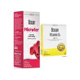 Ocean Microfer Şurup 250 Ml + Vitamin D3 400Iu Sprey 20 Ml