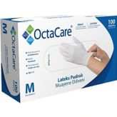 OctaCare Medium 100'lü Lateks Pudralı Muayene Eldiveni