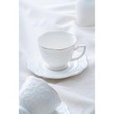Octavıa Gümüş 6 Kişilik Çay Fincanı - 12 Adet - 200 ml