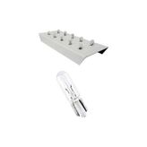 Odea 12V T5 1.2W Mini Dipsiz Ampul Seti - 10 Adet Renk Seçeneği