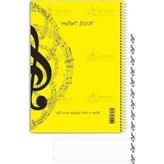 Odea A4 Boyutunda Müzik Defteri, 40 Yaprak, Sarı - 1