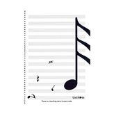 Odea A4 Müzik Defteri 30 Yp. Spr. Pp. Kpk. - 1