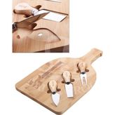 Odea Bambu 4 Parça Peynir Sunum Tahtası Seti 33CM BMB56