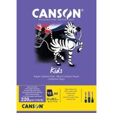 Odea Canson 400015602 Hobi, Renkli Kağıt, A4, Siyah