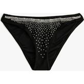 Odea Koton Taşlı Bikini Altı Normal Bel 34 - 0 - 1 Yaş - 0 Siyah