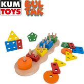 Odea Kumtoys Oyuncak Ahşap Bulta 5 Li