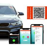 Odea Lıfytag Akıllı Qr Numaratör - Araç Oto Parkmatik - 1BW-Beyaz