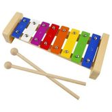 Odea Renkli Ahşap Ksilofon - 8 Nota ve 26 cm Boy