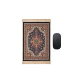 Odea Siyah Dekoratif Küçük Halı Mousepad