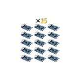 Odea TP4056 15 Adet Type-C Korumalı 18650 Lipo Pil Şarj Devresi