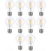 Odea Tr 10'lu Rustik A60 LED Filament Ampul, E27, Gün Işığı - Amber
