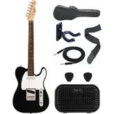 Odea Tr Debut Serisi Telecaster Laurel Klavye Black Elektro Gitar Seti