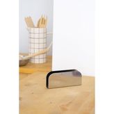 Odea Tr Paslanmaz Çelik Oval Peçetelik 16 cm - 0,33 - 00-Siyah - Beyaz