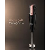 Odea Tr Silvino Stick 4 Bıçaklı Çubuk Blender 900W - Siyah - Ahşap - Beyaz