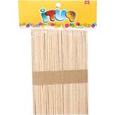 Odea Vıva Puti Ahşap Büyük Dil Çubuğu Abeslang Natural 50'li Paket - 00-Siyah - Beyaz