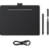 Odea Wacom Intuos Medium Çizim Tableti, Çizim ve Fotoğraf Düzenleme Için Tablet, Basınca Duyarlı Kalemli, Siyah, Ev Ofis ve E-Öğrenme Için Ideal